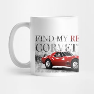 Find My Red Covette Mug